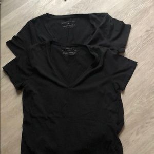 Two black BR tees